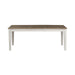 Summerville Rectangular Leg Table in White image