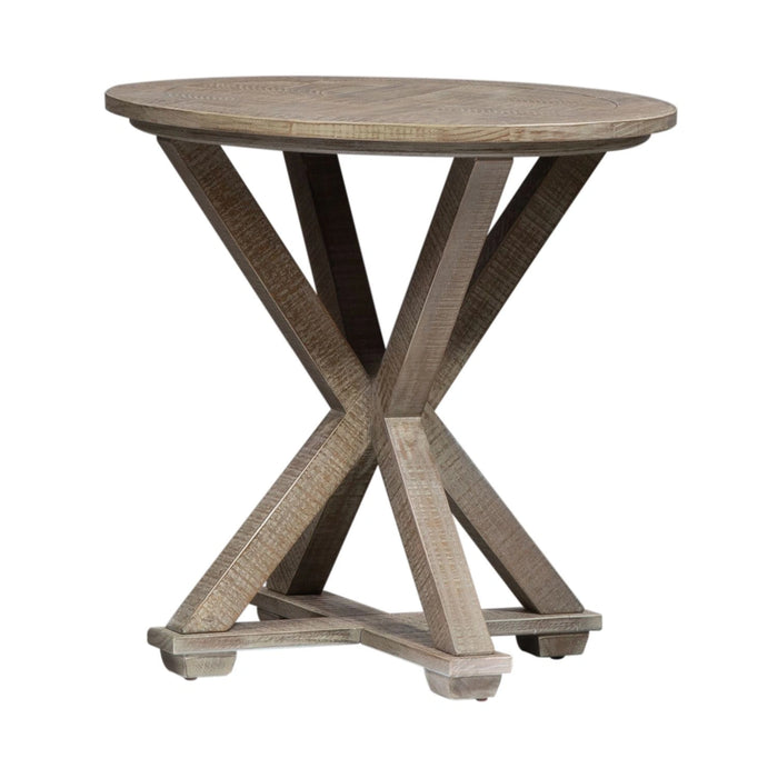 Parkland Falls End Table in Weathered Taupe image