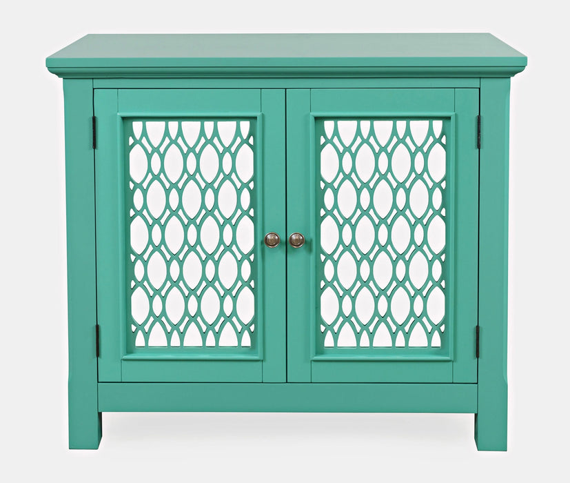 Isabella 38 inch Mirrored Accent Cabinet