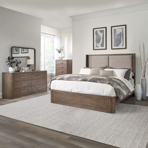 South Bend King California Shelter Bed, Dresser & Mirror, Chest image