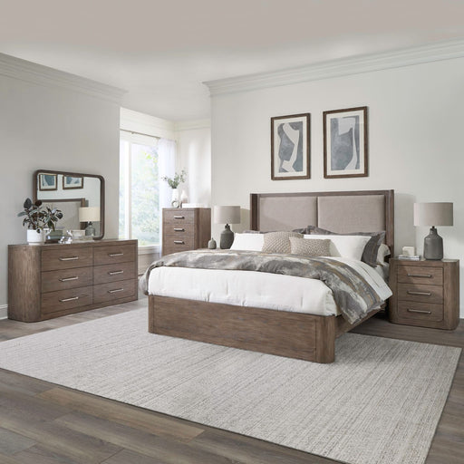 South Bend King Shelter Bed, Dresser & Mirror, Chest, Night Stand image