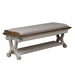 Farmhouse Reimagined Bed Bench in Antique White image