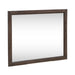 Modern Edge Landscape Mirror in Caffe - Plourde Furniture Co (Caribou, ME)