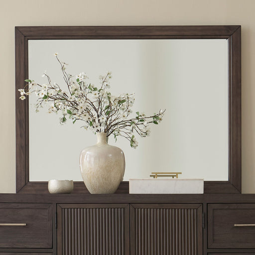 Modern Edge Landscape Mirror in Caffe image