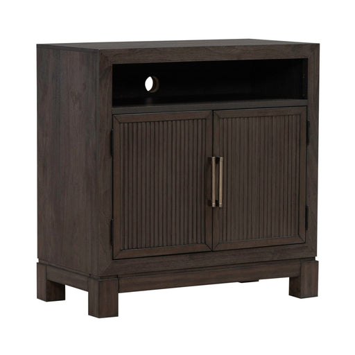 Modern Edge Bedside Chest w/ Charging Station - Plourde Furniture Co (Caribou, ME)