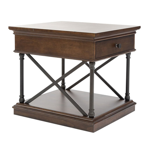 Tribeca End Table in Cordovian Brown - Plourde Furniture Co (Caribou, ME)