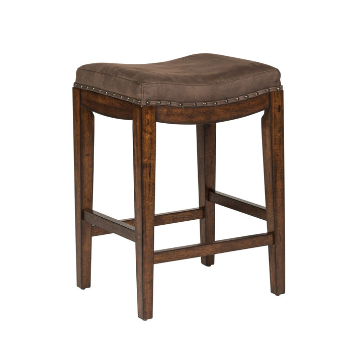 Aspen Skies 4 Piece Console Set (1-Console 3-Stools) - Plourde Furniture Co (Caribou, ME)