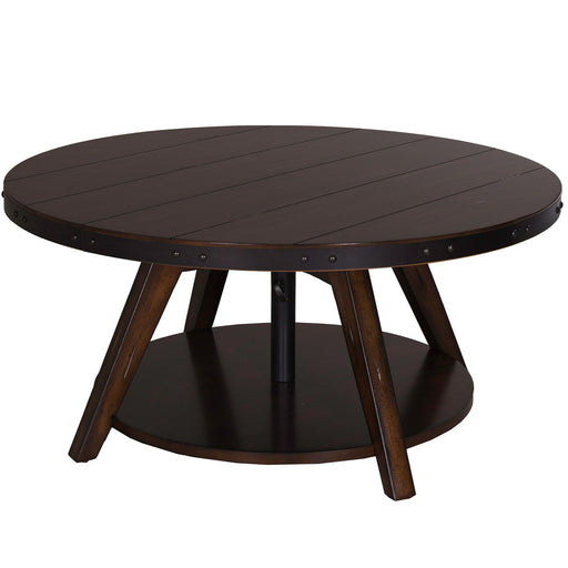 Aspen Skies Motion Cocktail Table in Russet Brown - Plourde Furniture Co (Caribou, ME)