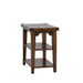 Aspen Skies Chair Side Table in Russet Brown - Plourde Furniture Co (Caribou, ME)