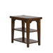 Aspen Skies Chair Side Table in Russet Brown - Plourde Furniture Co (Caribou, ME)