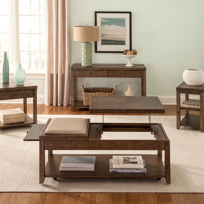 Mitchell Sofa Table in Brown image
