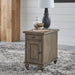 Americana Farmhouse Chair Side Table in Dusty Taupe image