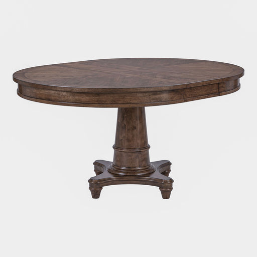 Harrison Heights Pedestal Table Set - Plourde Furniture Co (Caribou, ME)