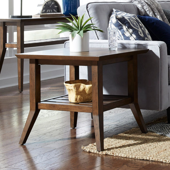 Ventura Blvd Rectangular End Table in Bronze image