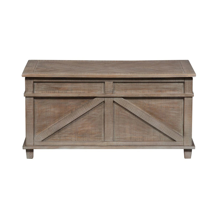 Parkland Falls Storage Trunk in Weathered Taupe image
