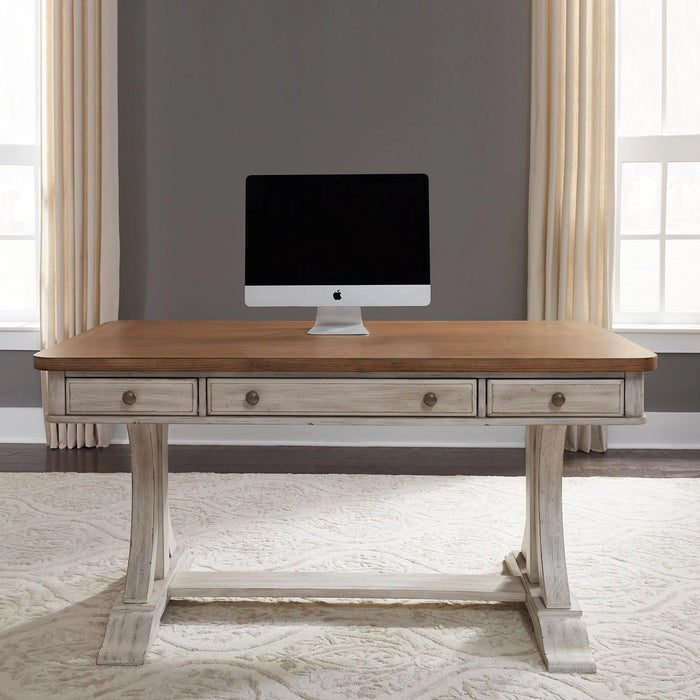 Farmhouse Reimagined 3 Piece Desk & Hutch Set image
