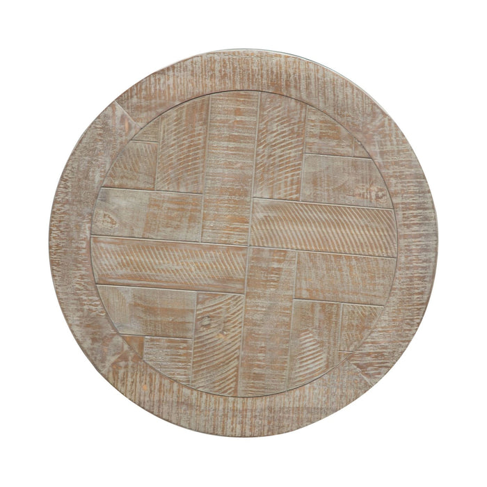 Parkland Falls End Table in Weathered Taupe image