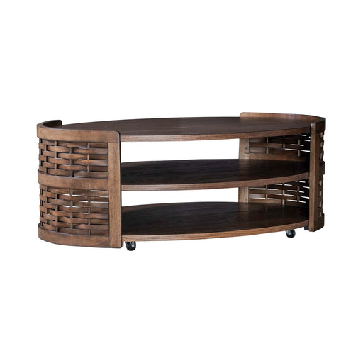 Warren Park Oval Cocktail Table - Plourde Furniture Co (Caribou, ME)