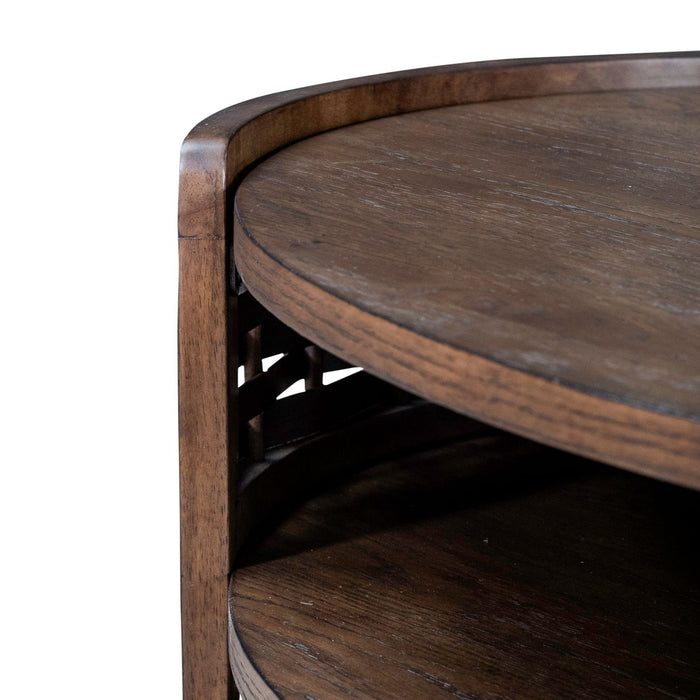 Warren Park Oval Cocktail Table - Plourde Furniture Co (Caribou, ME)