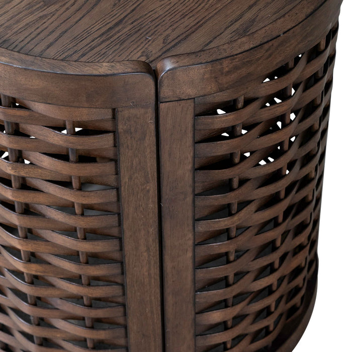 Warren Park Round End Table - Plourde Furniture Co (Caribou, ME)