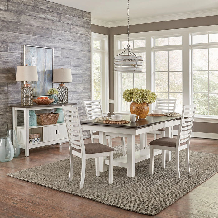 Brook Bay 5 Piece Trestle Table Set image