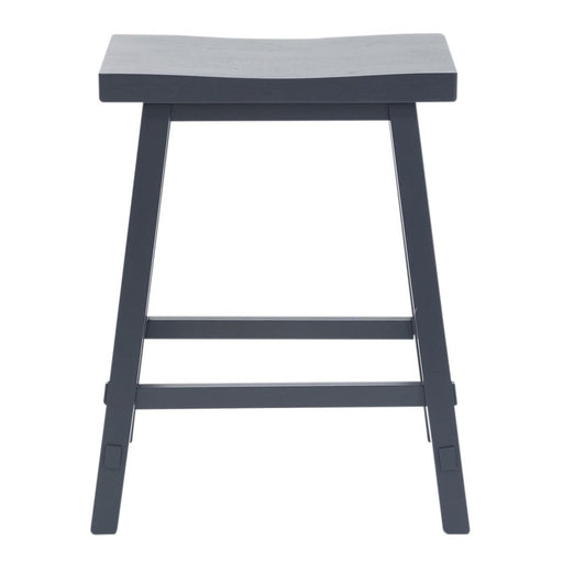 Liberty Furniture Creations II 30 Inch Sawhorse Barstool in Navy (Set of 2) image