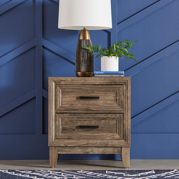 Ridgecrest King California Panel Bed, Dresser & Mirror, Chest, Night Stand - Plourde Furniture Co (Caribou, ME)