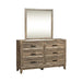 Ridgecrest Dresser & Mirror - Plourde Furniture Co (Caribou, ME)