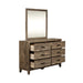 Ridgecrest Dresser & Mirror - Plourde Furniture Co (Caribou, ME)