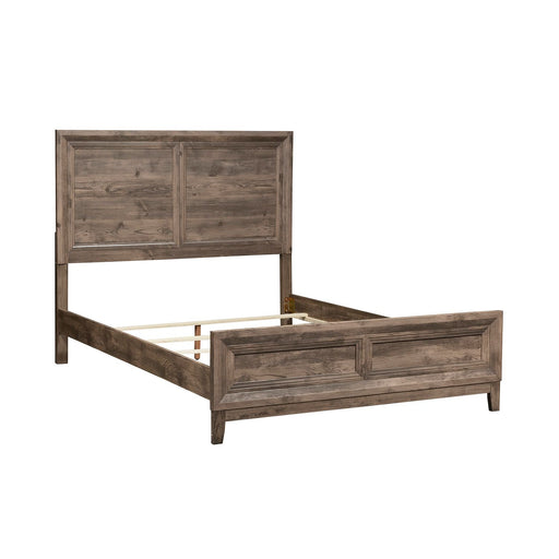 Ridgecrest Queen Panel Bed, Dresser & Mirror - Plourde Furniture Co (Caribou, ME)