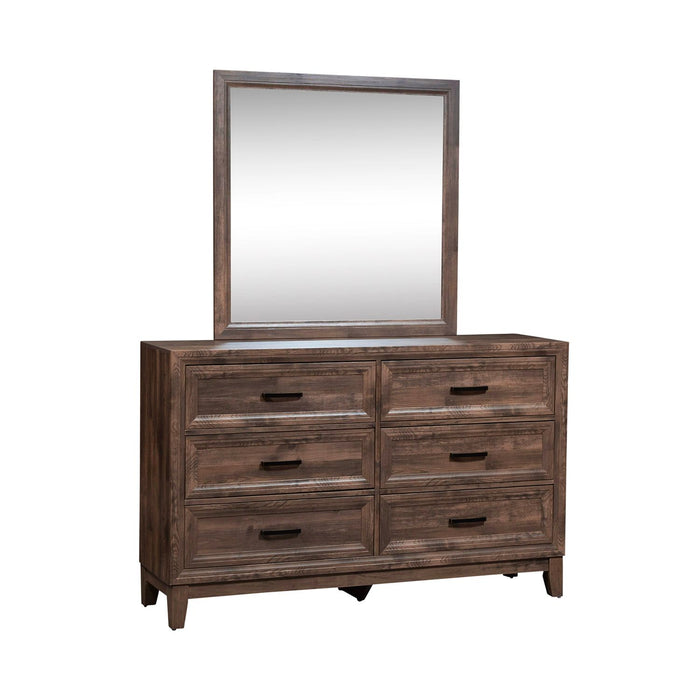 Ridgecrest Queen Panel Bed, Dresser & Mirror, Night Stand - Plourde Furniture Co (Caribou, ME)