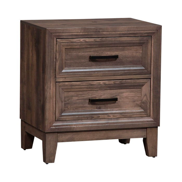 Ridgecrest Queen Panel Bed, Dresser & Mirror, Night Stand - Plourde Furniture Co (Caribou, ME)