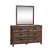 Ridgecrest Queen Storage Bed, Dresser & Mirror, Chest, Night Stand - Plourde Furniture Co (Caribou, ME)
