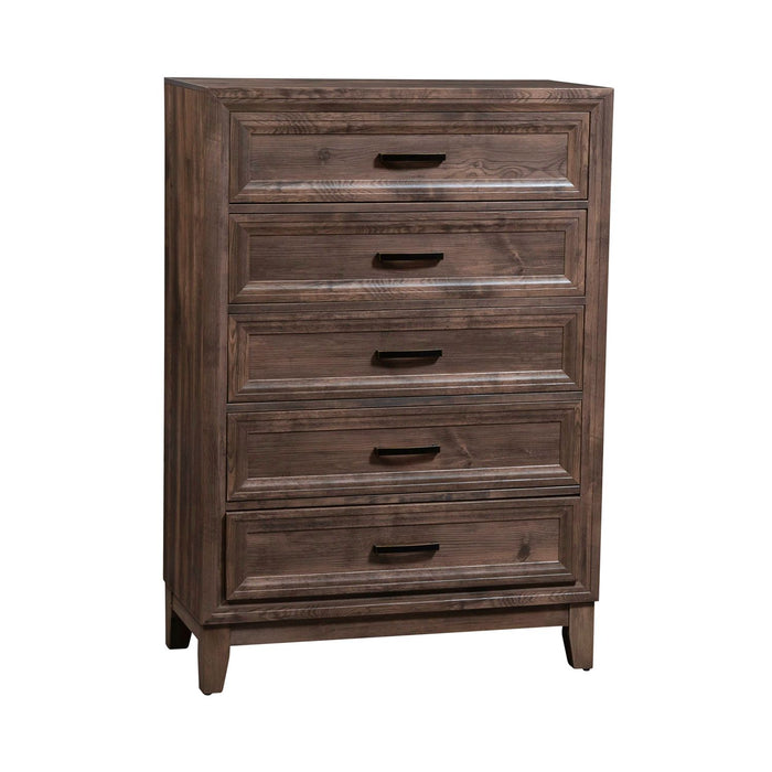 Ridgecrest Queen Storage Bed, Dresser & Mirror, Chest, Night Stand - Plourde Furniture Co (Caribou, ME)