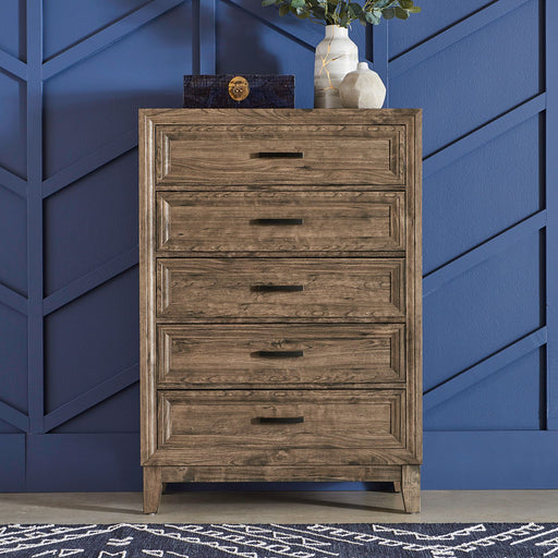 Liberty Furniture Ridgecrest 5 Drawer Chest in Cobblestone image