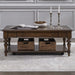 Arden Road Rectangular Cocktail Table in Satin Cherry image