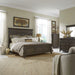 Paradise Valley King California Panel Bed, Dresser & Mirror, Chest image