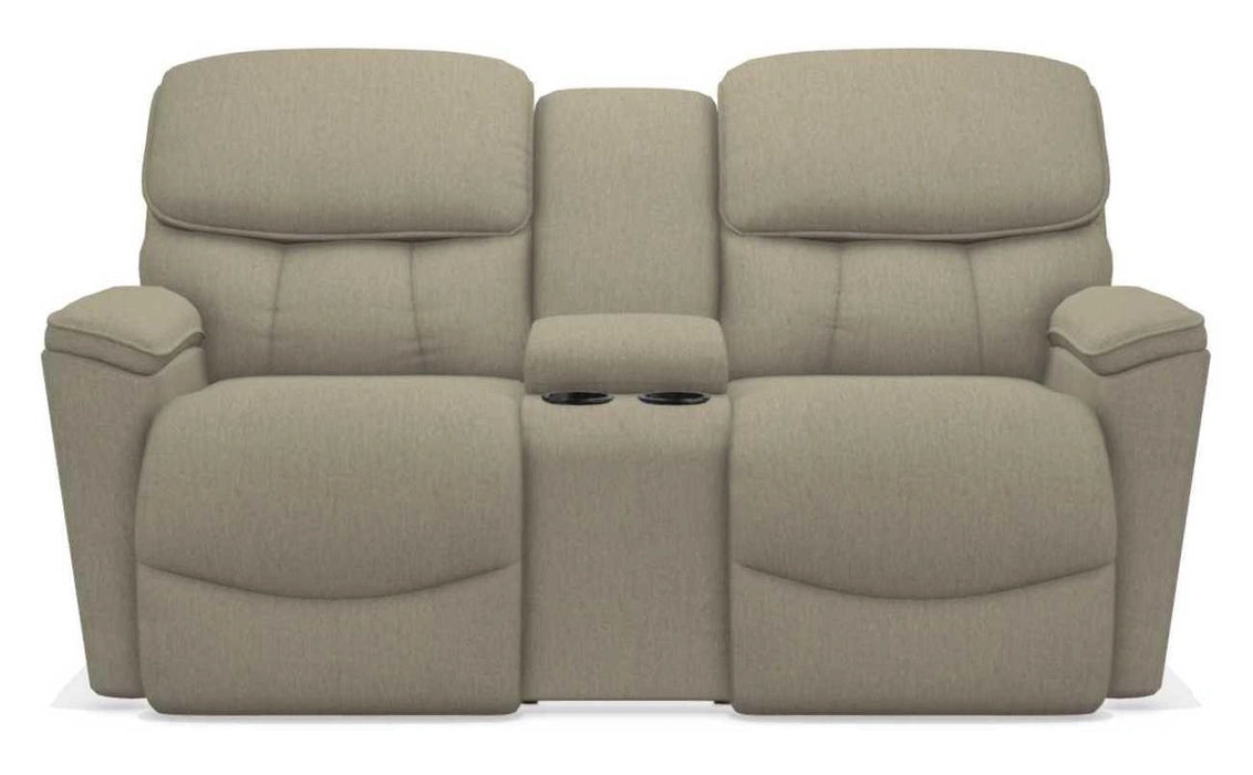 La-Z-Boy Kipling Teak Power Reclining Loveseat With Console