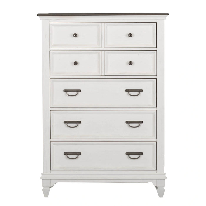 Allyson Park Panel Bed, Dresser & Mirror, Chest, Night Stand image