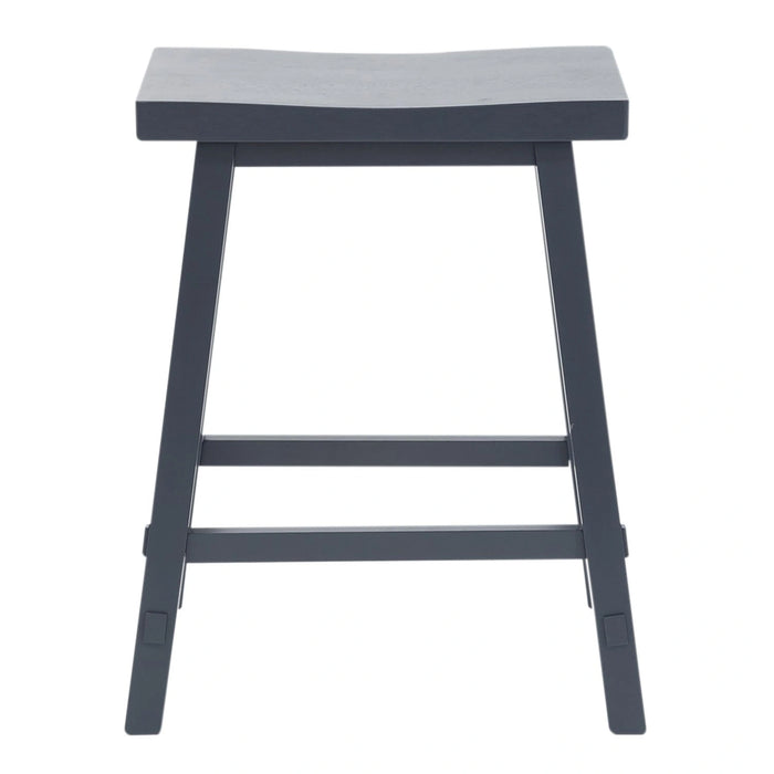 Creations 24 Inch Sawhorse Counter Stool- Navy image