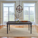 Paradise Valley Rectangular Leg Table in Saddle Brown image
