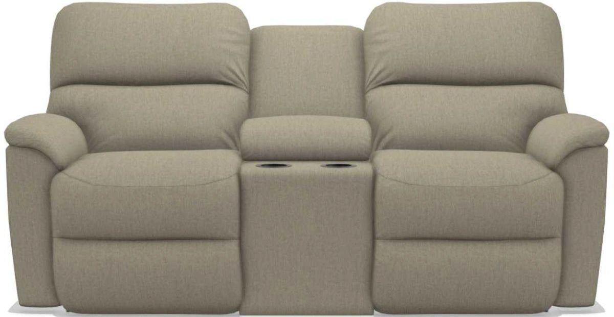 La-Z-Boy Brooks Teak Power Reclining Loveseat With Console