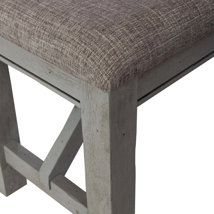 Newport Dining Bench in Smokey Grey image