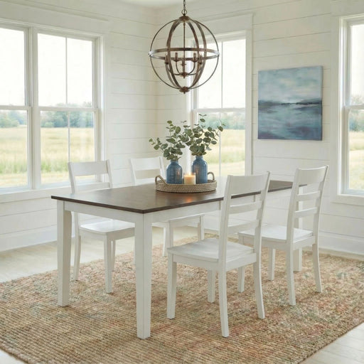 Landale 5 Piece Leg Table Set image