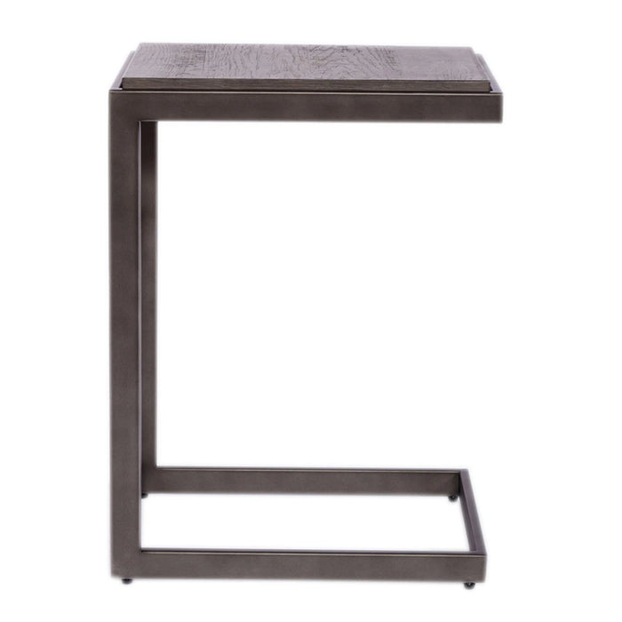 Modern View Laptop Table in Gray image