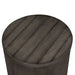 Modern Farmhouse Drum End Table - Plourde Furniture Co (Caribou, ME)