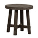 Modern Farmhouse Splay Leg Round End Table - Plourde Furniture Co (Caribou, ME)