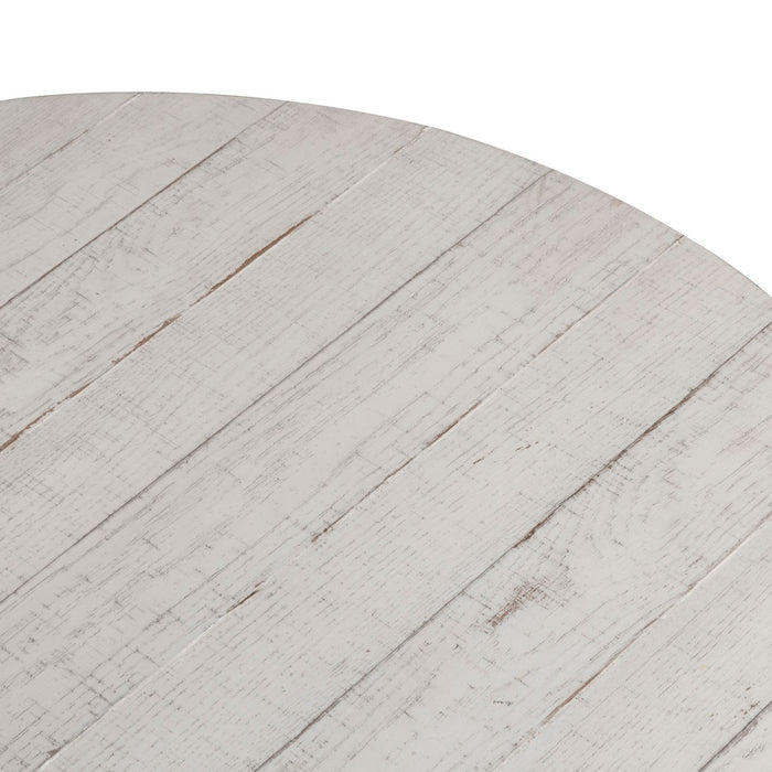 Modern Farmhouse Drum Cocktail Table - Plourde Furniture Co (Caribou, ME)