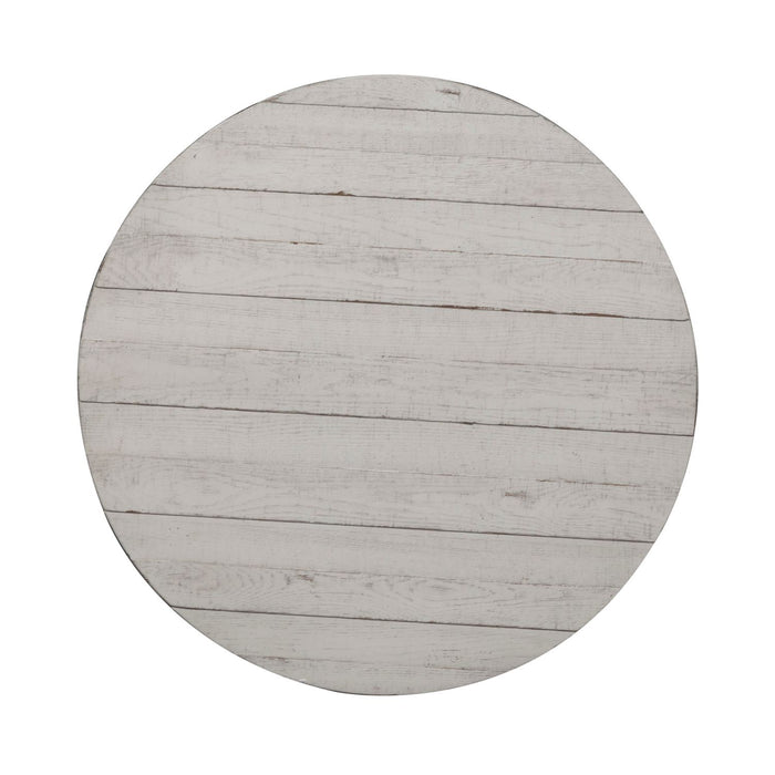 Modern Farmhouse Drum Cocktail Table - Plourde Furniture Co (Caribou, ME)