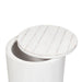 Modern Farmhouse Drum End Table - Plourde Furniture Co (Caribou, ME)